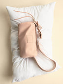 (Misty Pink)Pearl Cylinder Pillow Bag -TENERA Suede Collection - TENERA