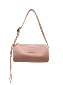(Misty Pink)Pearl Cylinder Pillow Bag -TENERA Suede Collection - TENERA