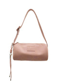 (Misty Pink)Pearl Cylinder Pillow Bag -TENERA Suede Collection - TENERA