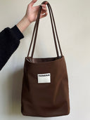 (Chocolate Velvet)Large Bucket Bag-TENERA Velvet Collection - TENERA