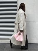 (Petal Pink)Classic Hobo Bag - TENERA Velvet Collection - TENERA