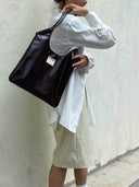 (Wax Brown)Tote Bag-TENERA Vintage Collection - TENERA