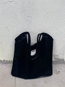 (Black)Tote Bag-TENERA Vintage Collection - TENERA