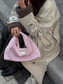 (Lilac)Classic Hobo Bag - TENERA Velvet Collection - TENERA