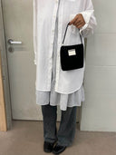 (Black Velvet)Pearl Bag -TENERA Velvet Collection - TENERA