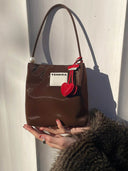(Chocolate Velvet)Pearl Bag -TENERA Velvet Collection - TENERA