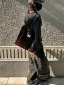 (Wax Brown)Tote Bag-TENERA Vintage Collection - TENERA
