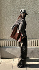 (Wax Brown)Tote Bag-TENERA Vintage Collection - TENERA
