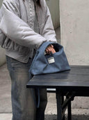 (Denim Blue)Classic Hobo Bag-TENERA Denim Collection - TENERA