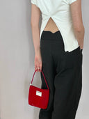 (Red Velvet)Pearl Bag (Best seller) -TENERA Velvet Collection - TENERA