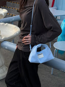 Mini Hobo Crossbody Bag - TENERA Velvet Collection - TENERA