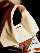 (Ivory Velvet)Classic Hobo Bag - TENERA Velvet Collection - TENERA