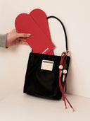 (Black Velvet)Pearl Bag -TENERA Velvet Collection - TENERA
