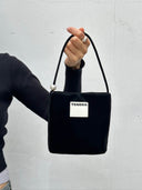 (Black Velvet)Pearl Bag -TENERA Velvet Collection - TENERA