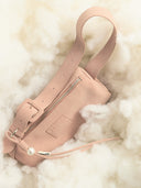(Misty Pink)Pearl Cylinder Pillow Bag -TENERA Suede Collection - TENERA