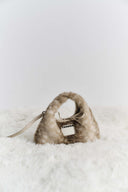 (Bambi Print)Eco Fur Mini Hobo-TENERA Faux Fur Collection