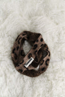 (Leopard)Faux Fur Skinny Scarf-TENERA Accessories Collection