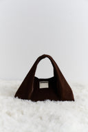 (Chocolate Velvet)Classic Hobo Bag - TENERA Velvet Collection