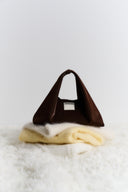 (Chocolate Velvet)Classic Hobo Bag - TENERA Velvet Collection