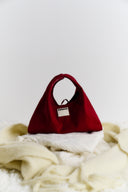 (Anchor Red)Classic Hobo Bag - TENERA Velvet Collection