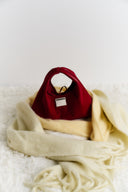 (Anchor Red)Classic Hobo Bag - TENERA Velvet Collection