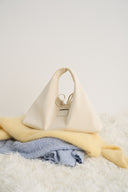 (Ivory Velvet)Classic Hobo Bag - TENERA Velvet Collection