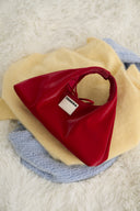 (Anchor Red)Classic Hobo Bag - TENERA Velvet Collection