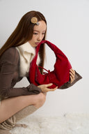 (レッドベルベット)バレエリング ホーボー-TENERA ベルベットコレクション