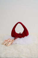 (Red Velvet)Ballet Ring Hobo-TENERA Velvet Collection