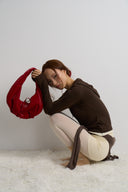 (レッドベルベット)バレエリング ホーボー-TENERA ベルベットコレクション