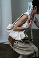 (Beige)TENERA Toufu Shoulder Bag