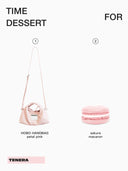 （Candy Pink）Minihobo crossbody bag-TENERA Oil Wax Series