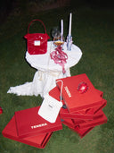 (Diamond White)Velvet Flower Mini Bucket-TENERA Qixi Limited