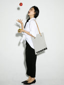 (Black)Canvas Tote-TENERA City Resort Collection - TENERA