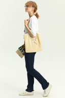(Buttercream Jazz)Vintage Shoulder Tote-TENERA City Retro Collection - TENERA