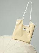 (Buttercream Jazz)Vintage Shoulder Tote-TENERA City Retro Collection