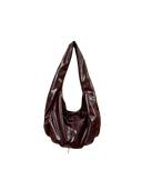 Large Hobo Corssbody Bag-Brown