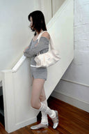 (Beige)TENERA Toufu Shoulder Bag