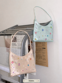 Satin Mini Shoulder Bag-Champagne Gold
