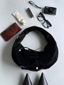 (Black Velvet)Ballet Ring Hobo-TENERA Velvet Collection - TENERA