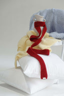 (Red)Faux Fur Skinny Scarf-TENERA Accessories Collection