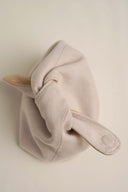 (Petal Pink)TENERA Suede Triangle Double-sided Pouch