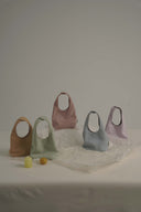 Medium Suede Reversible Pouch