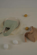 Medium Suede Reversible Pouch