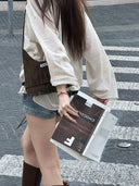 (Moss Green)Suede Fringe Baguette Bag-TENERA Boho Collection