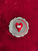 (Velvet Red)Velvet Heart Phone Holder-TENERA Accessories Collection