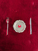 (Velvet Red)Velvet Pearl Hair Clips (Set of 2)-TENERA Accessories Collection