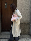 (Petal Pink)Classic Hobo Bag - TENERA Velvet Collection - TENERA
