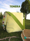 Color-block Mini Bucket Bag-TENERA Velvet Collection