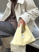 (Milkyellow)Classic Hobo Bag - TENERA Velvet Collection - TENERA